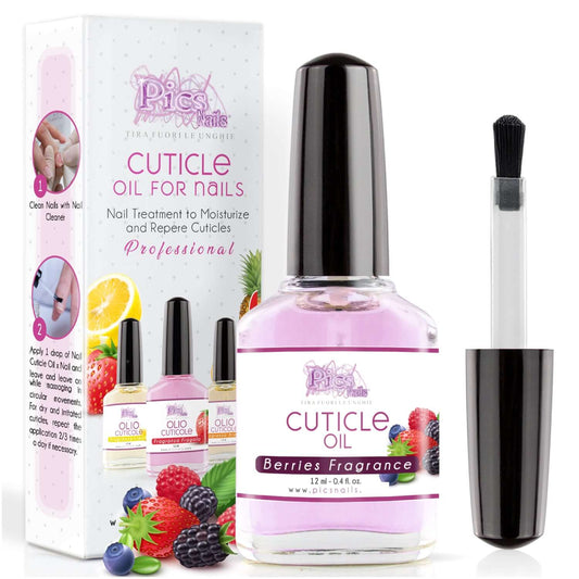 Olio Cuticole Unghie Di Mani E Piedi Professionale Frutti di Bosco 12 ml