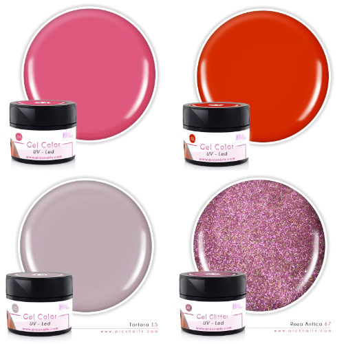 Kit Gel Color 4 Colori