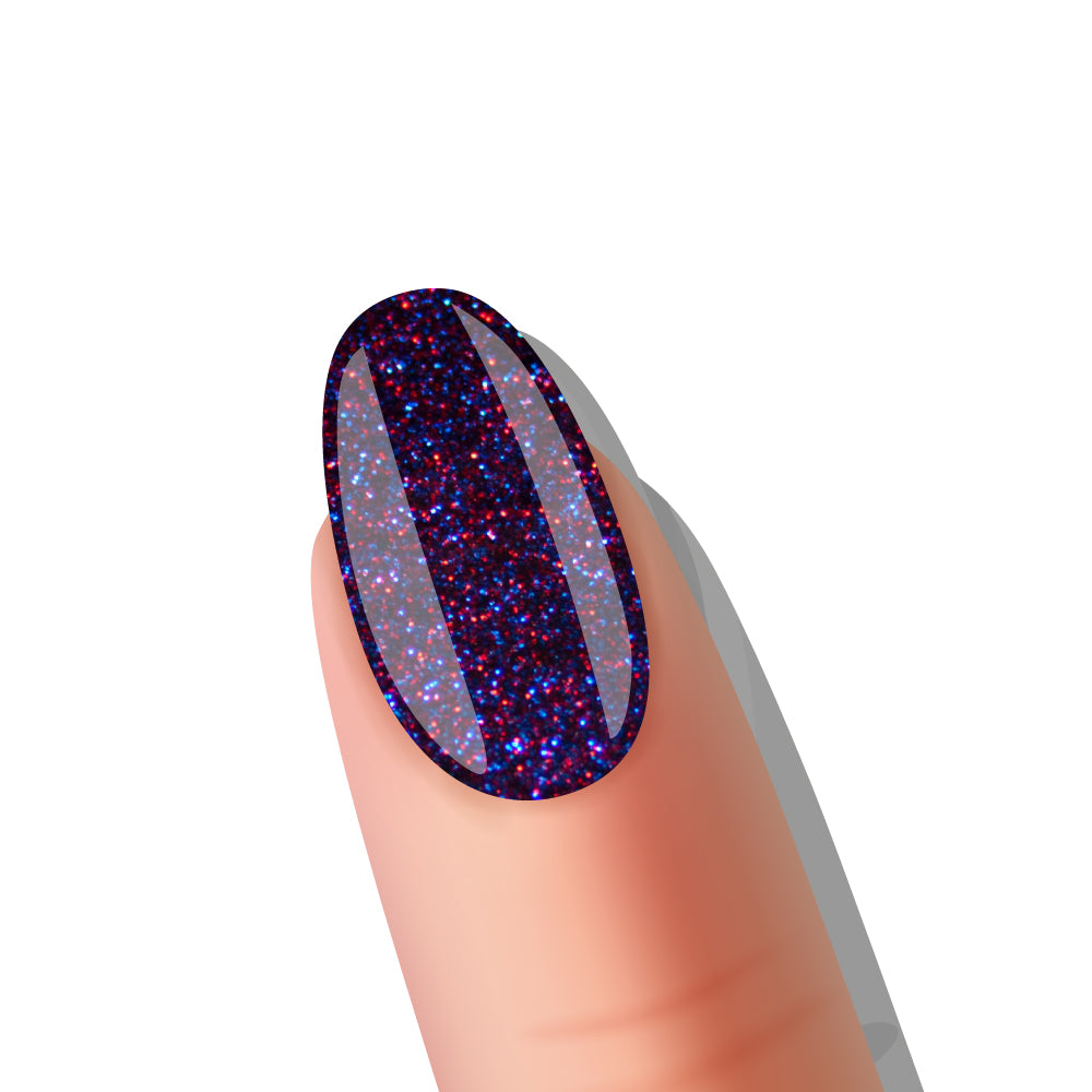 Gel Glitter uv/led Multicolor 66 - 5 ml.