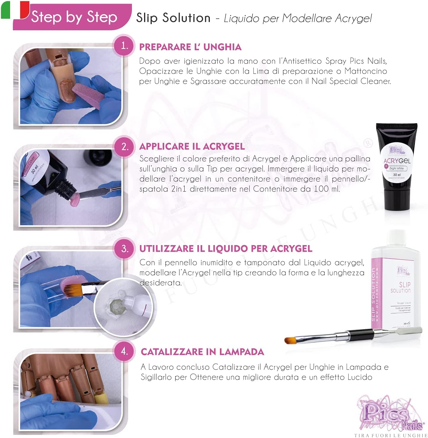 Slip Solution 100 Ml Liquido Professionale per Unghie - Liquido Modellante per Acrygel Alta Qualità, Ammorbidisce E Facilita La Lavorazione Del Gel Ibrido per Unghie