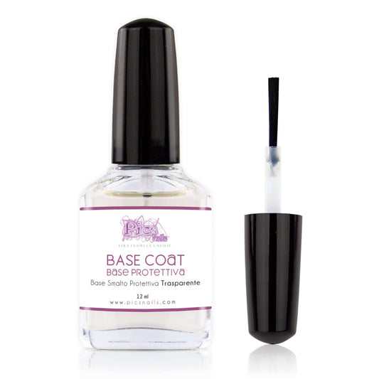Base Coat Smalto Protettivo per Unghie 12Ml Ad Asciugatura Rapida - Smalto Lucido per Unghie Utilizzato Come Base per Smalti Colorati per Unghie