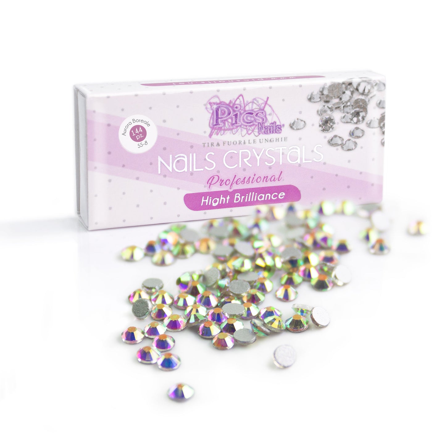 Brillantini Unghie Aurore Boreale 144Pz. SS-8 2,3 mm