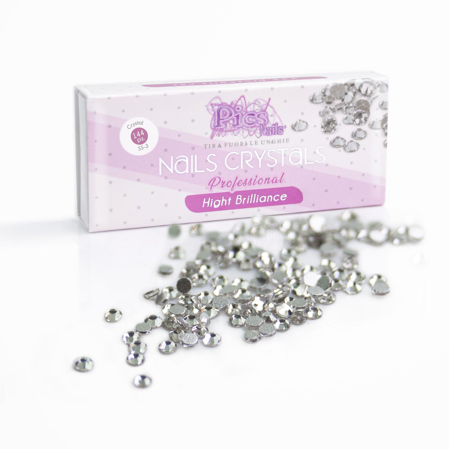 Brillantini Unghie Crystal 1,3 mm 50 Pz SS-3