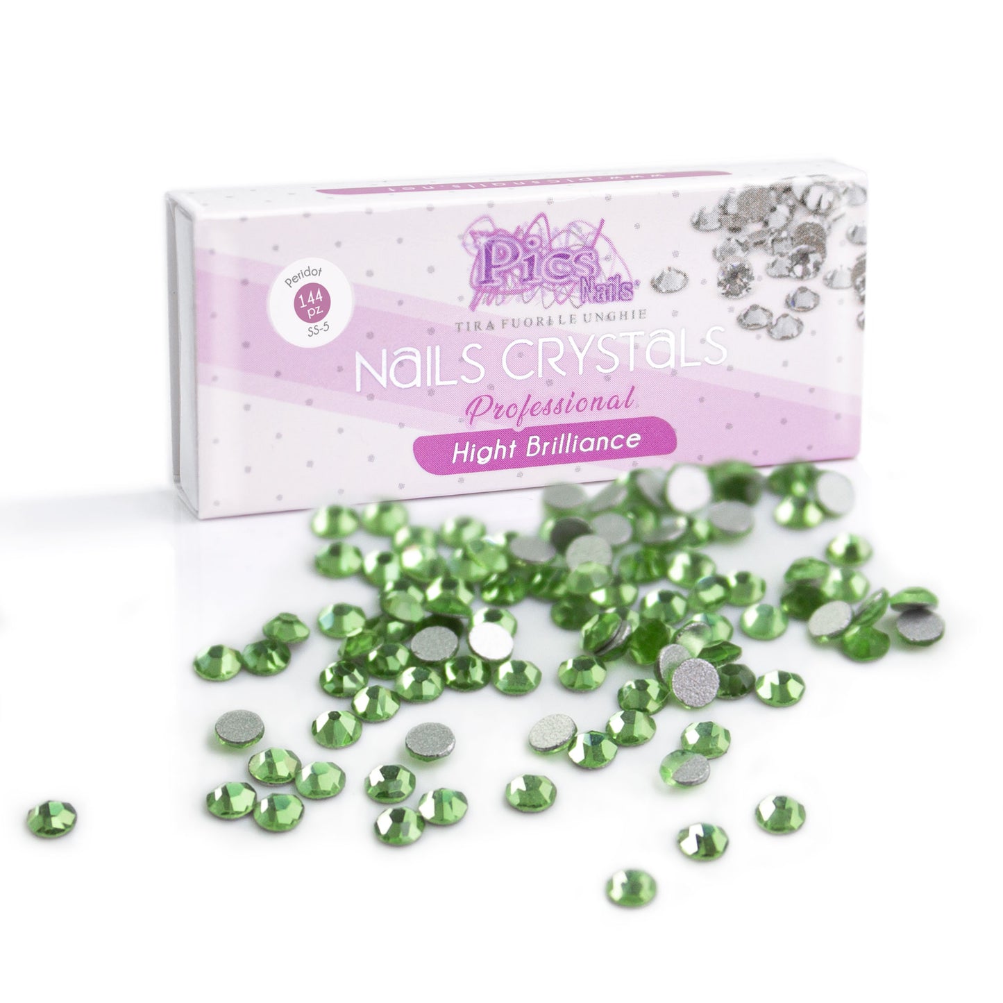 Brillantini Unghie Peridot 144 Pz. SS-5 1,7 mm