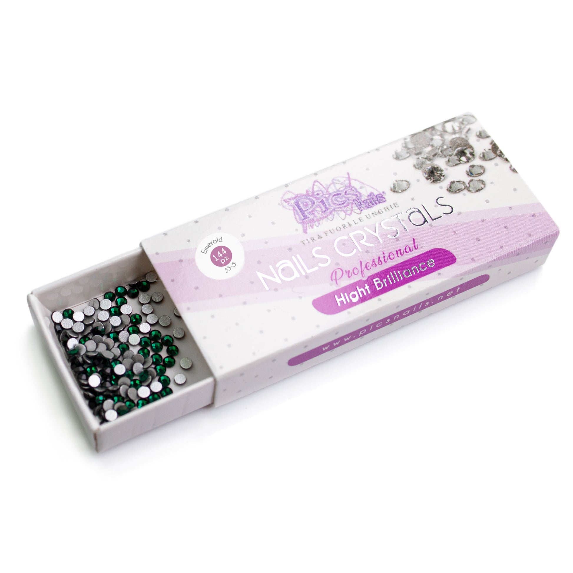 Dettaglio Brillantini Unghie Emerald 144 Pz. SS-5 1,7 mm