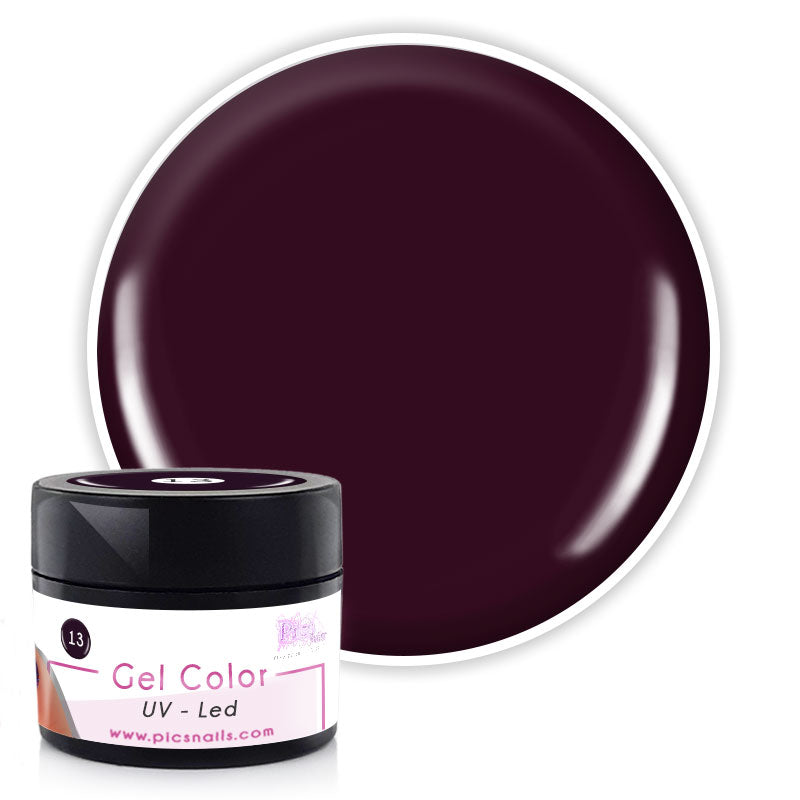 Gel Color uv/led Dark Cherry 13 - 5 ml.