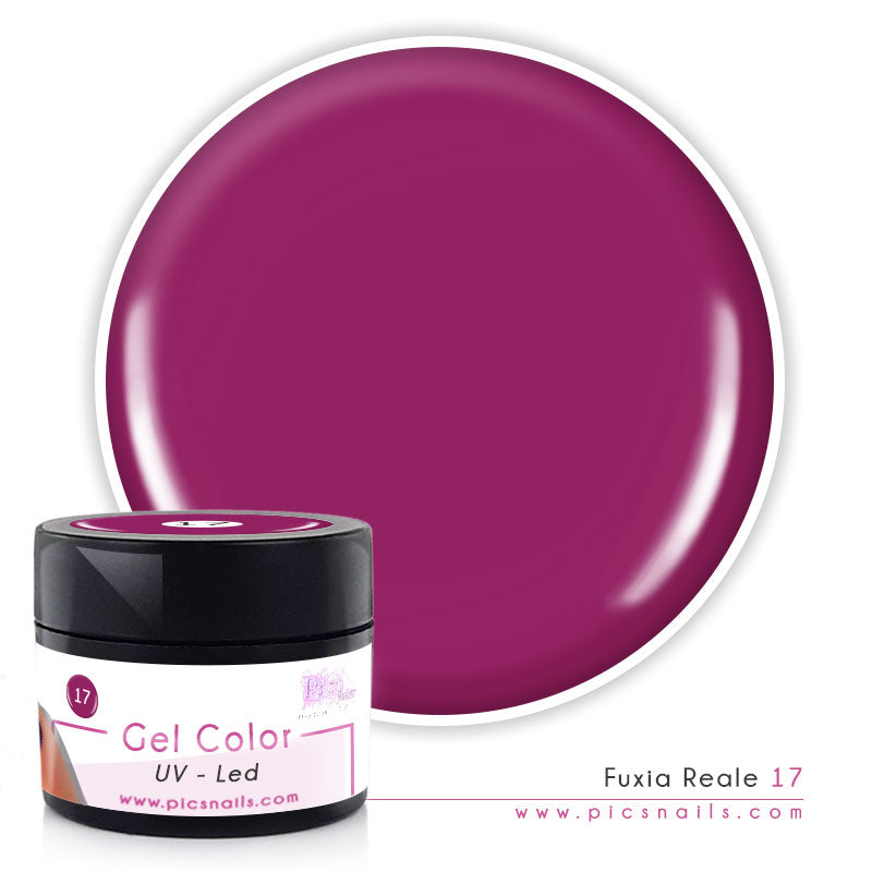 Gel Color uv/led Fuxia Reale Laccato 17 - 5 ml