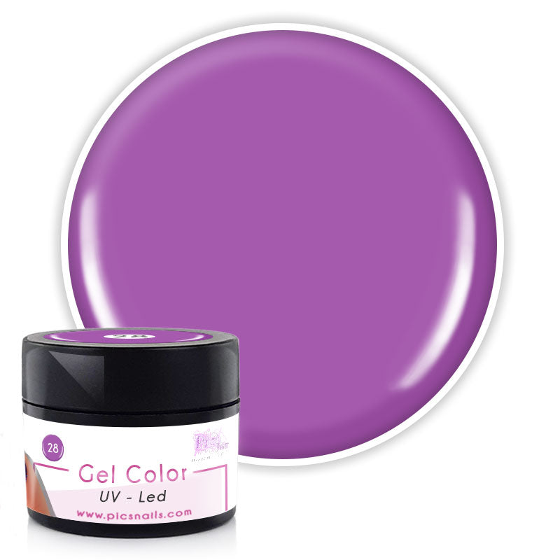 Gel Color uv/led Lavanda Chiaro 28 - 5 ml.