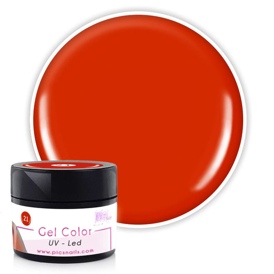 Gel Color uv/led Rosso 21 - 5 ml.