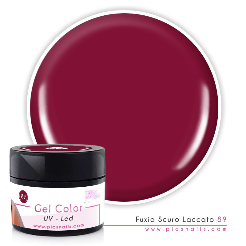 Gel Color uv/led Fuxia Scuro Laccato 89 - 5 ml