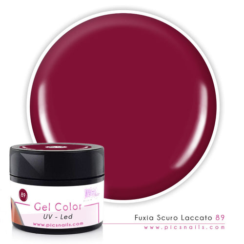 Gel Color uv/led Fuxia Scuro Laccato 89 - 5 ml
