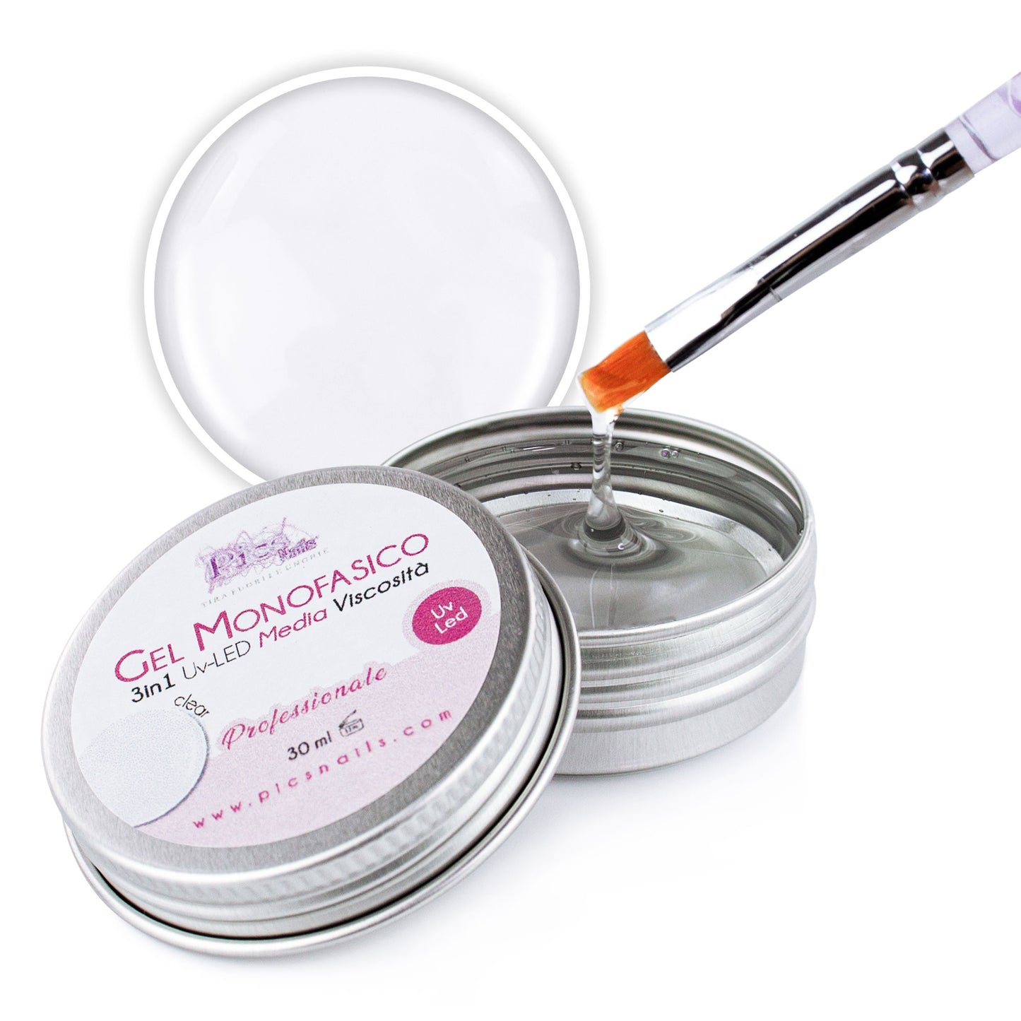 Gel Costruttore Monofasico UV/LED Clear A.V. 30 ml.