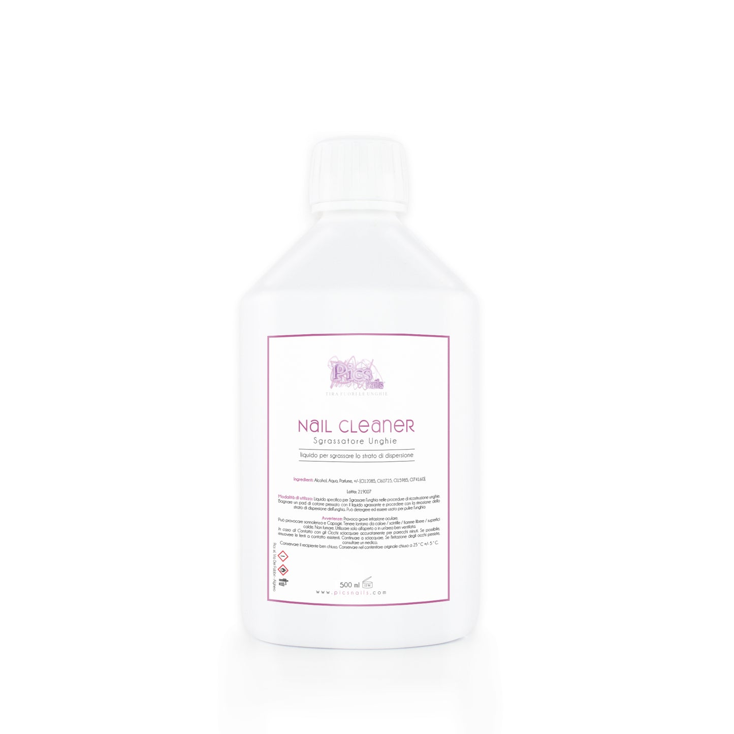 Nail Cleaner Sgrassatore Unghie Professionale 500 ml
