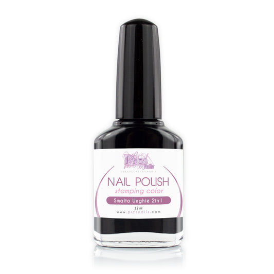 Smalto Nero per Unghie 2in1 Professionale 12 ml