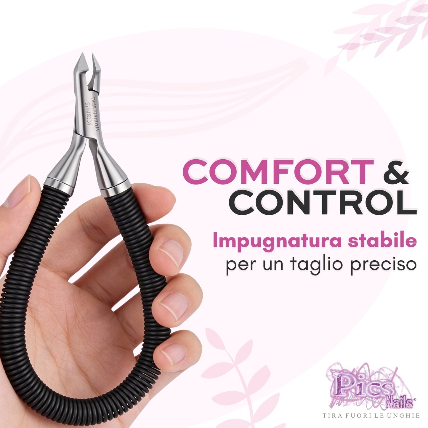 Tronchesino Cuticole Professionale 6mm in Acciaio Inox – Taglia Cuticole Unghie Mani e Piedi, Tronchesina per Cuticole Precisa, Rimuovi Cuticole e Pellicine per Manicure e Pedicure
