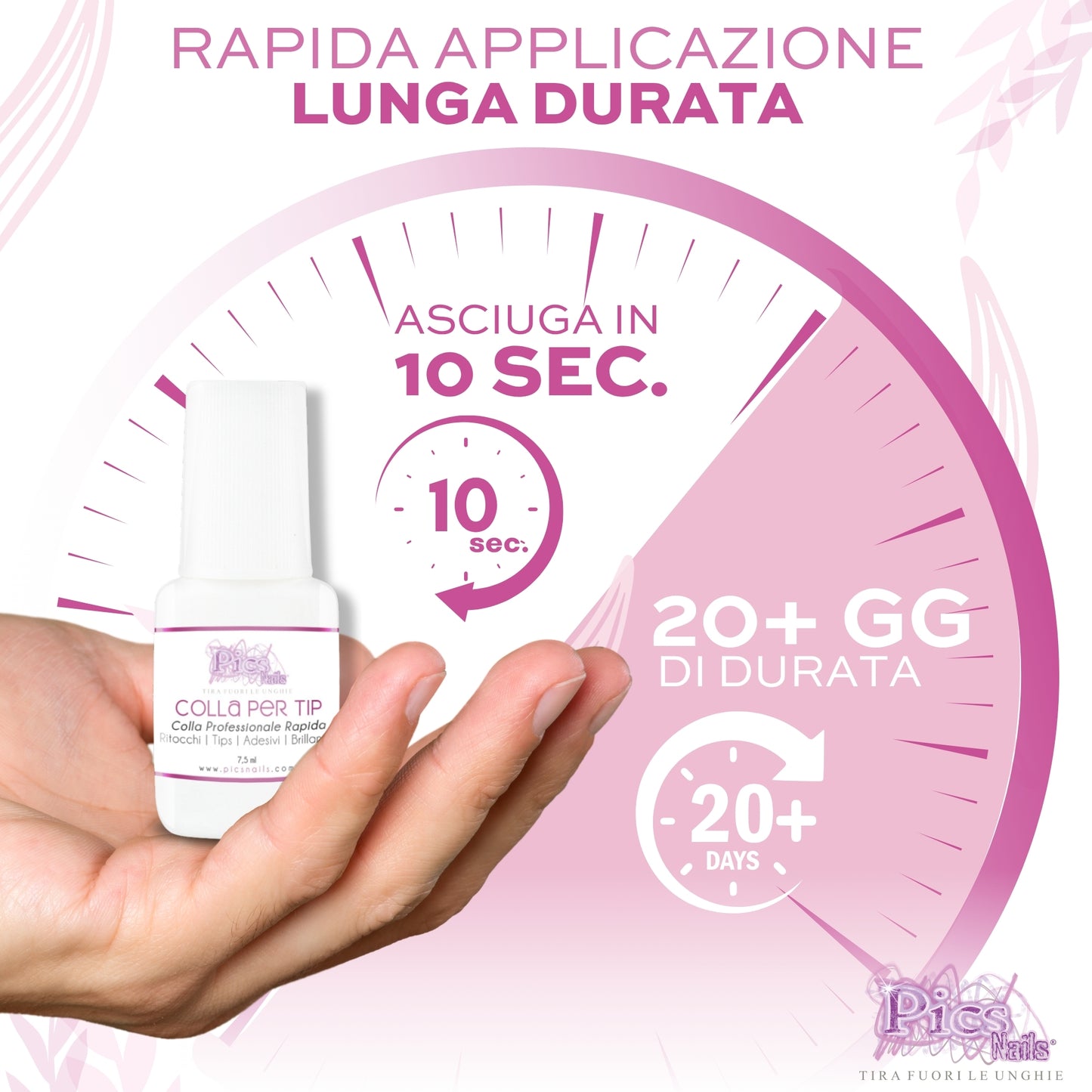 Colla per Unghie Professionale Extra Forte 7,5 g