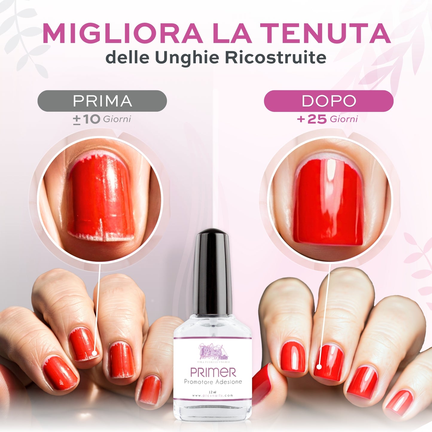 Primer Unghie Gel Non Acido Professionale 12 ml