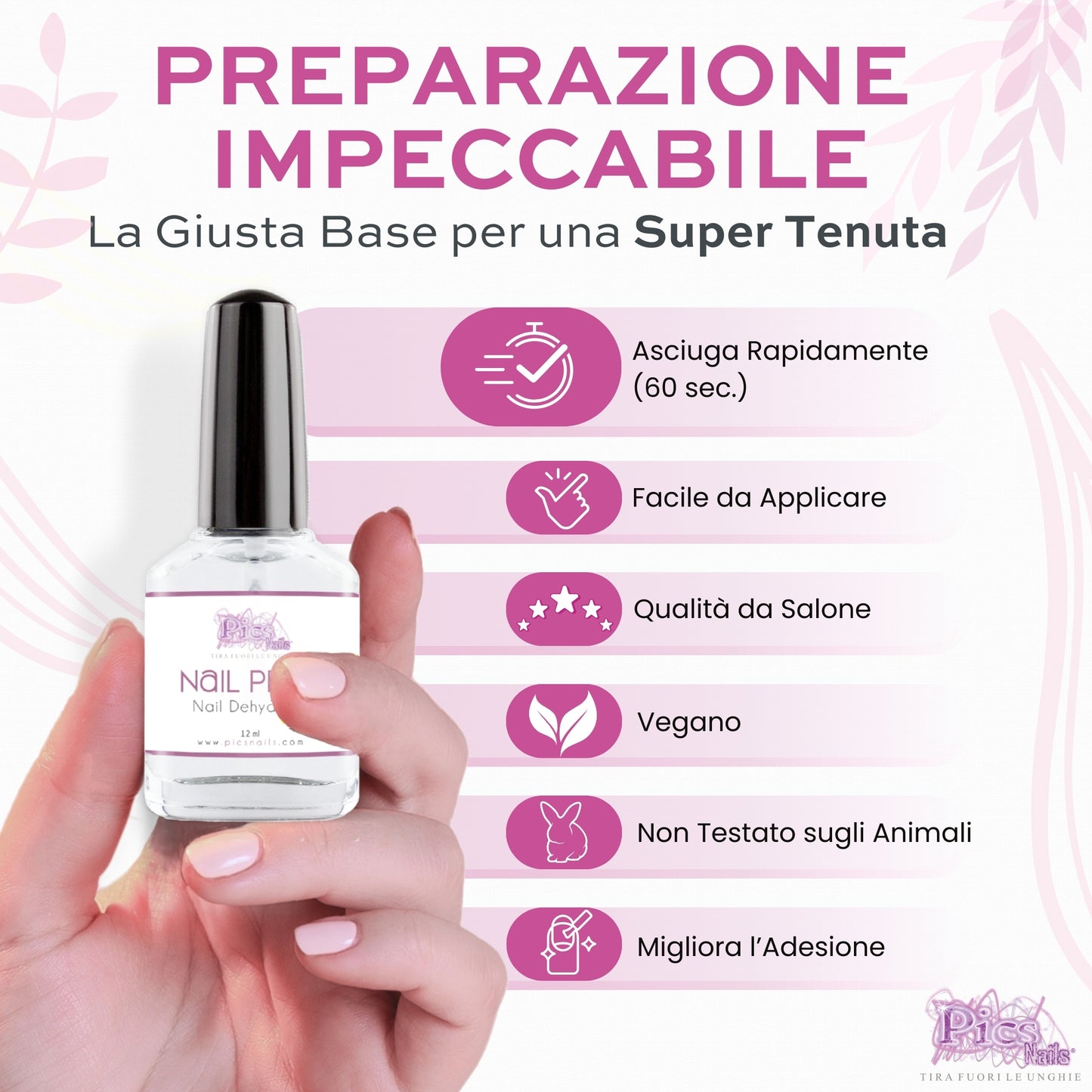 Nail Prep Deidratante per Unghie 12 ml