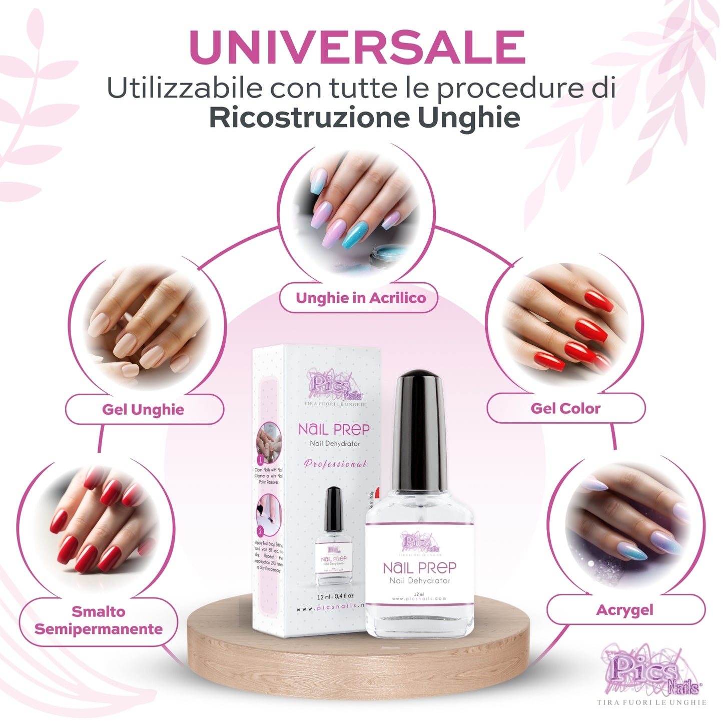 Nail Prep Deidratante per Unghie 12 ml