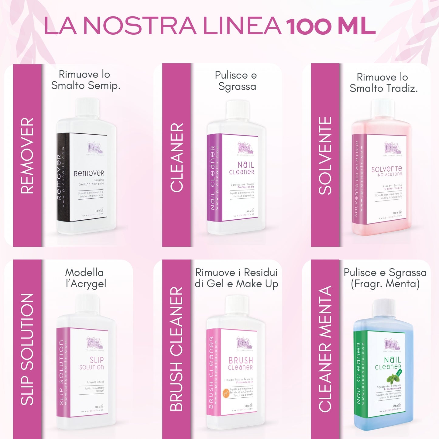 Remover Smalto Semipermanente Acetone Puro 100 ml