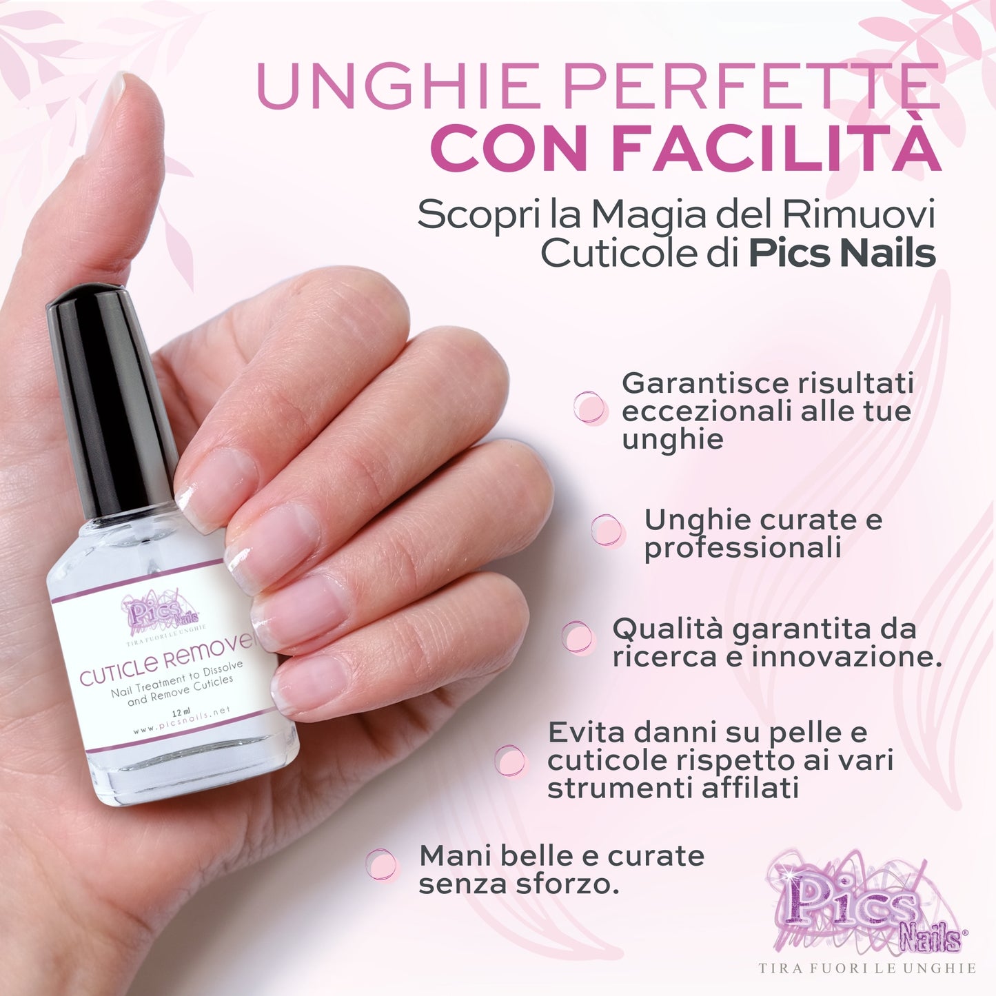 Rimuovi Cuticole Unghie Di Mani E Piedi Professionale 12 ml