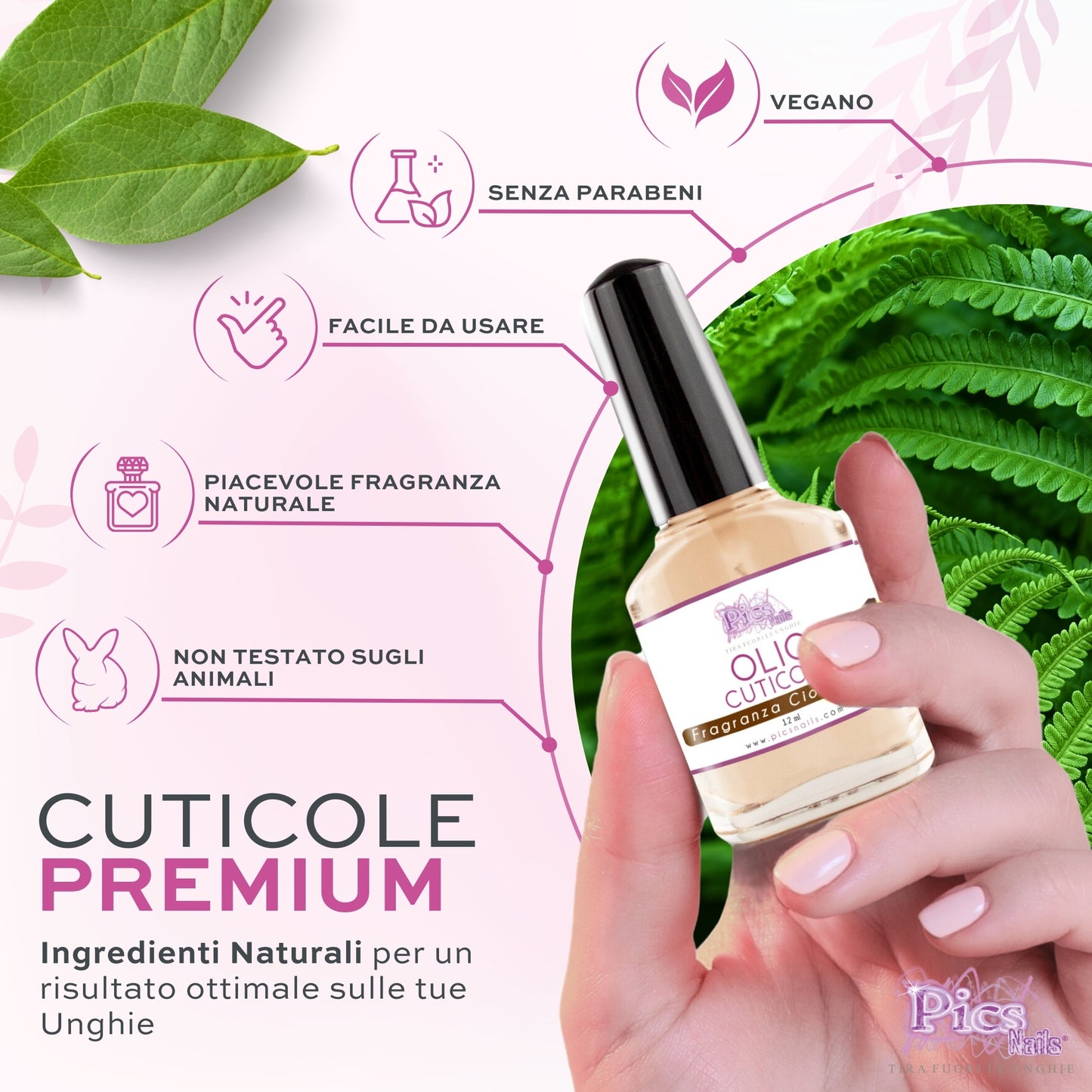 Olio Cuticole Unghie per Mani E Piedi Professionale Cioccolato 12 ml