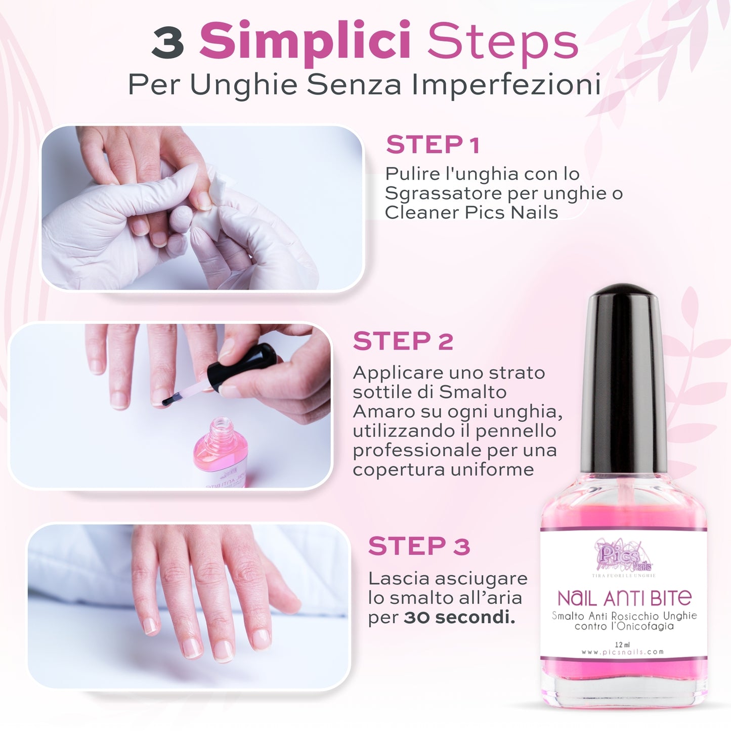 Smalto Amaro per non Mangiare Le Unghie 12 ml