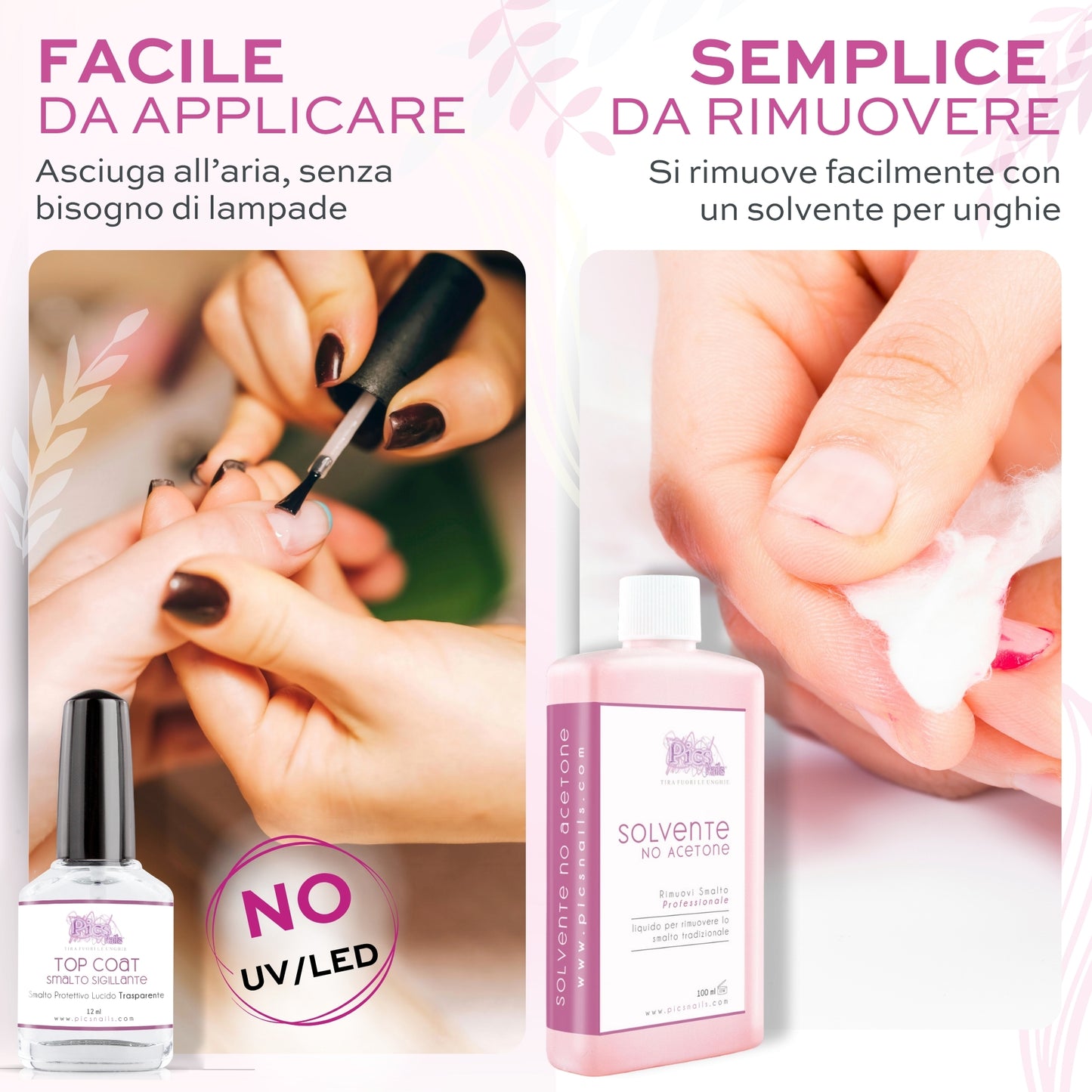 Top Coat Smalto Sigillante per Unghie 12 ml Ad Asciugatura Rapida