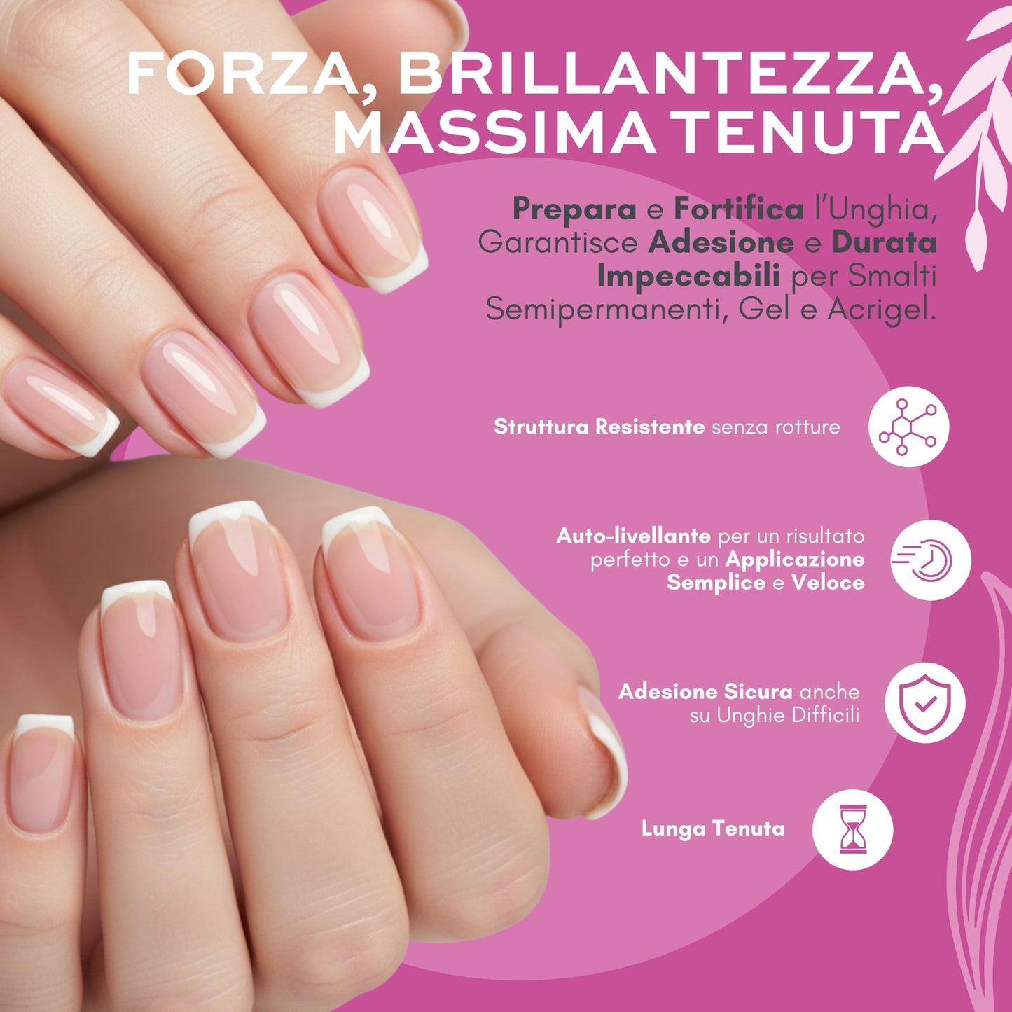 Gel Unghie Costruttore Uv-LED Alta Viscosità 5 ml