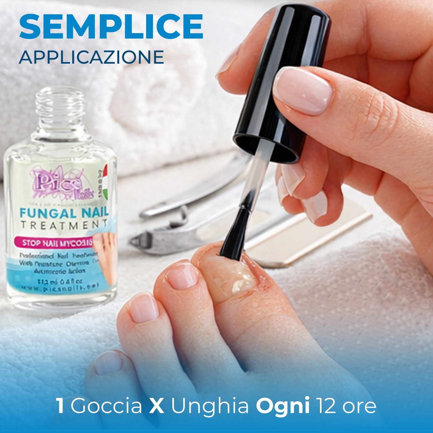 Antimicotico Unghie 12 ml - Trattamento della Micosi Unghie di Mani e Piedi