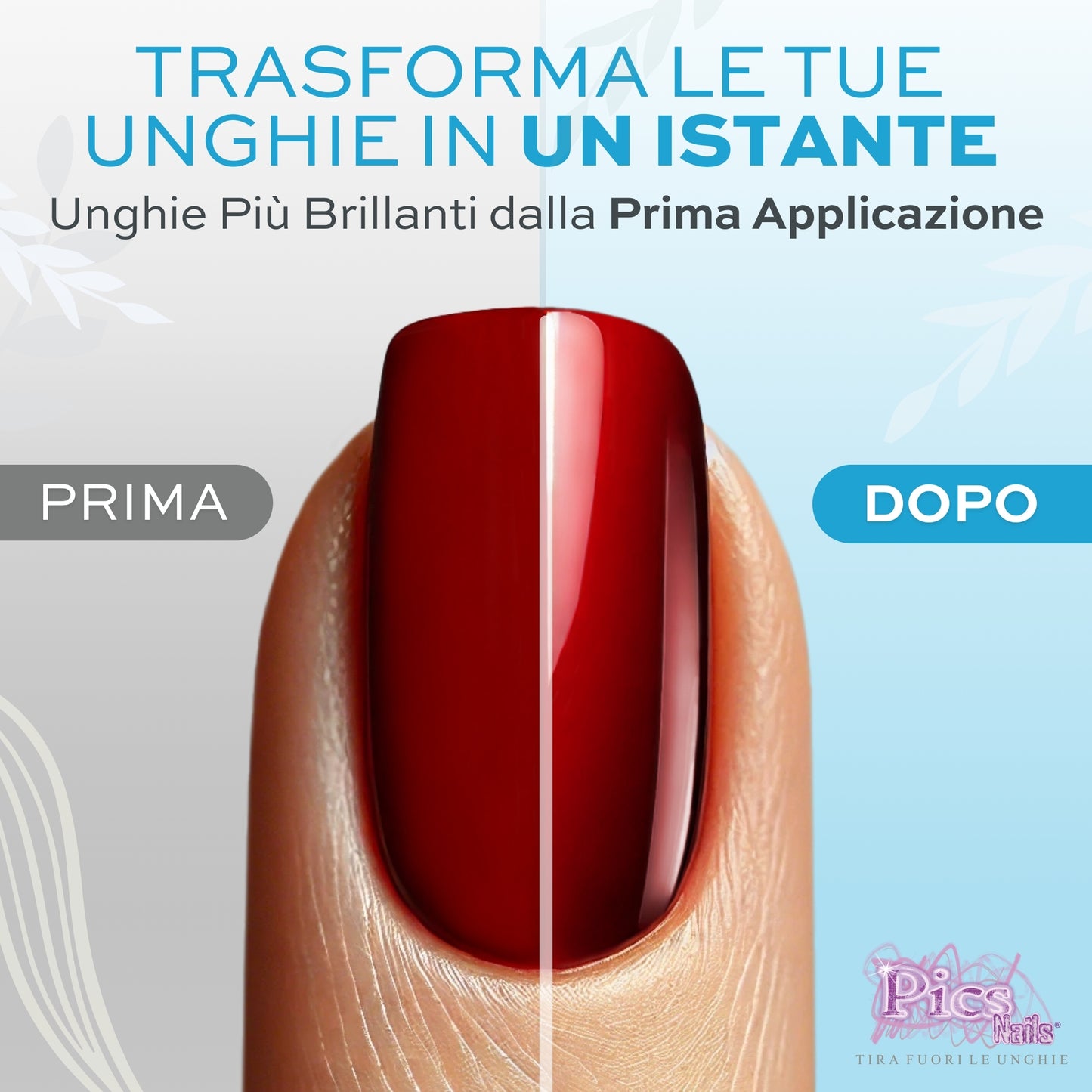 Top Coat Semipermanente ULTRA SHINE UV/LED 10 ml - Smalto Gel Sigillante Senza Strato di Dispersione