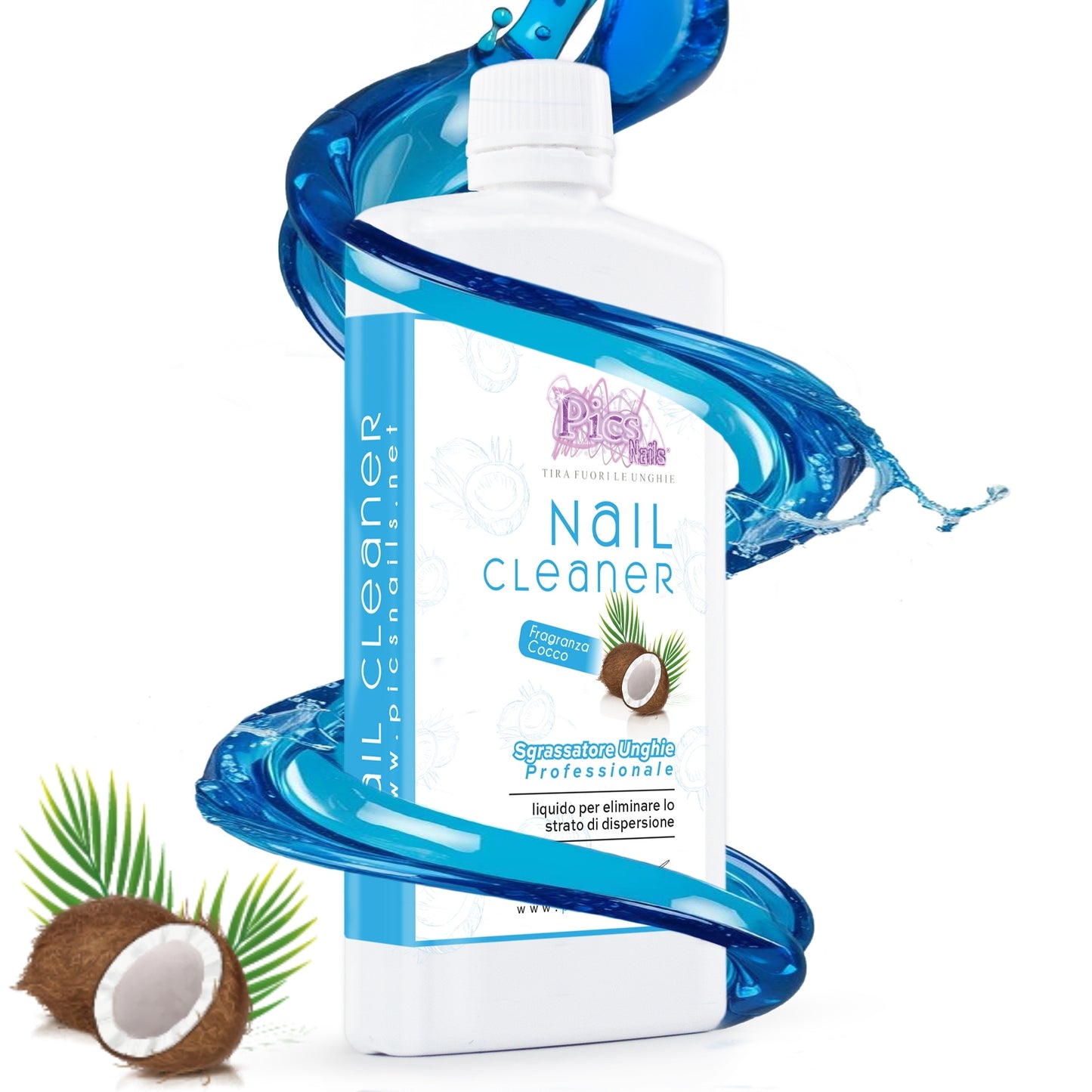 Nail Cleaner Sgrassatore Unghie Professionale 100 ml - Cocco