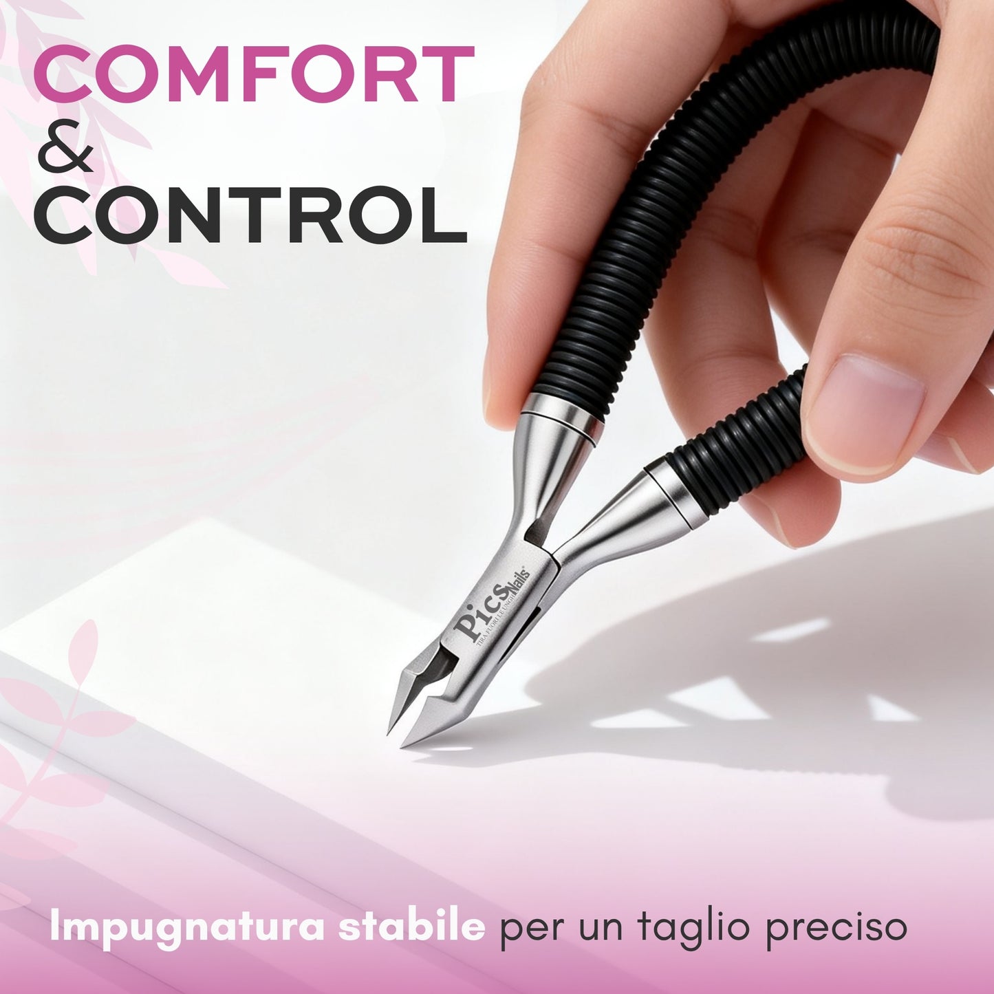 Tronchesino Cuticole Professionale 8mm in Acciaio Inox – Taglia Cuticole Unghie Mani e Piedi, Tronchesina per Cuticole Precisa, Rimuovi Cuticole e Pellicine per Manicure e Pedicure