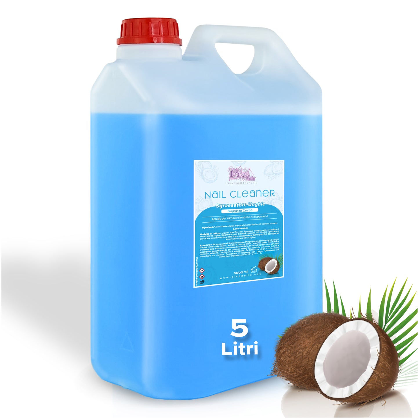 Nail Cleaner Sgrassatore Unghie Professionale 5 L. - Cocco
