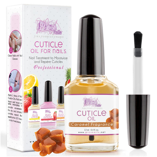 Olio Cuticole Unghie Di Mani E Piedi Professionale Caramello 12 ml