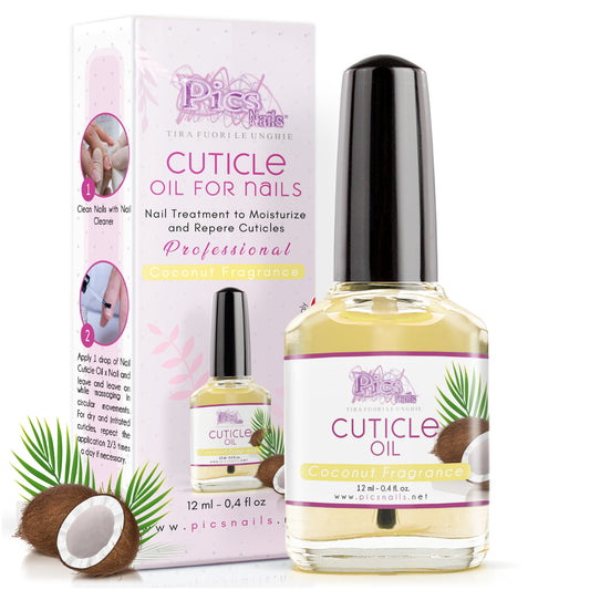 Olio Cuticole Unghie Di Mani E Piedi Professionale Cocco 12 ml