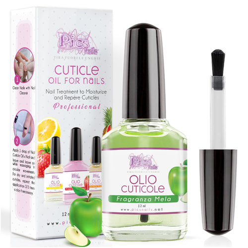 Olio Cuticole Unghie Di Mani E Piedi Professionale Mela 12 ml