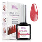 Smalto Semipermanente One Coral Glitter 43 - 12 ml | Semipermanente 3in1 UV/LED Ultra Lucido