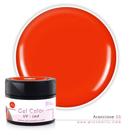 Gel Color uv/led Arancione Laccato 33 - 5 ml