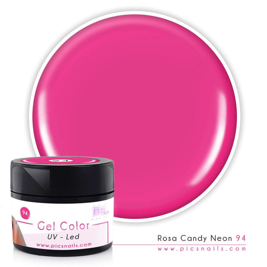 Gel Color uvled Rosa Candy Neon 94 - 5 ml