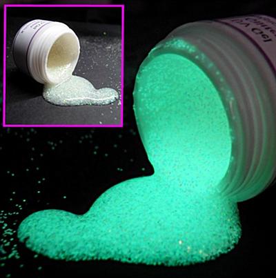 Gel Glitter Fluorescente 159 - UNGHIE LUMINOSE AL BUIO !