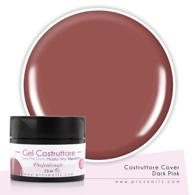 Gel Unghie Costruttore Cover A.V. Dark Pink 15 ml